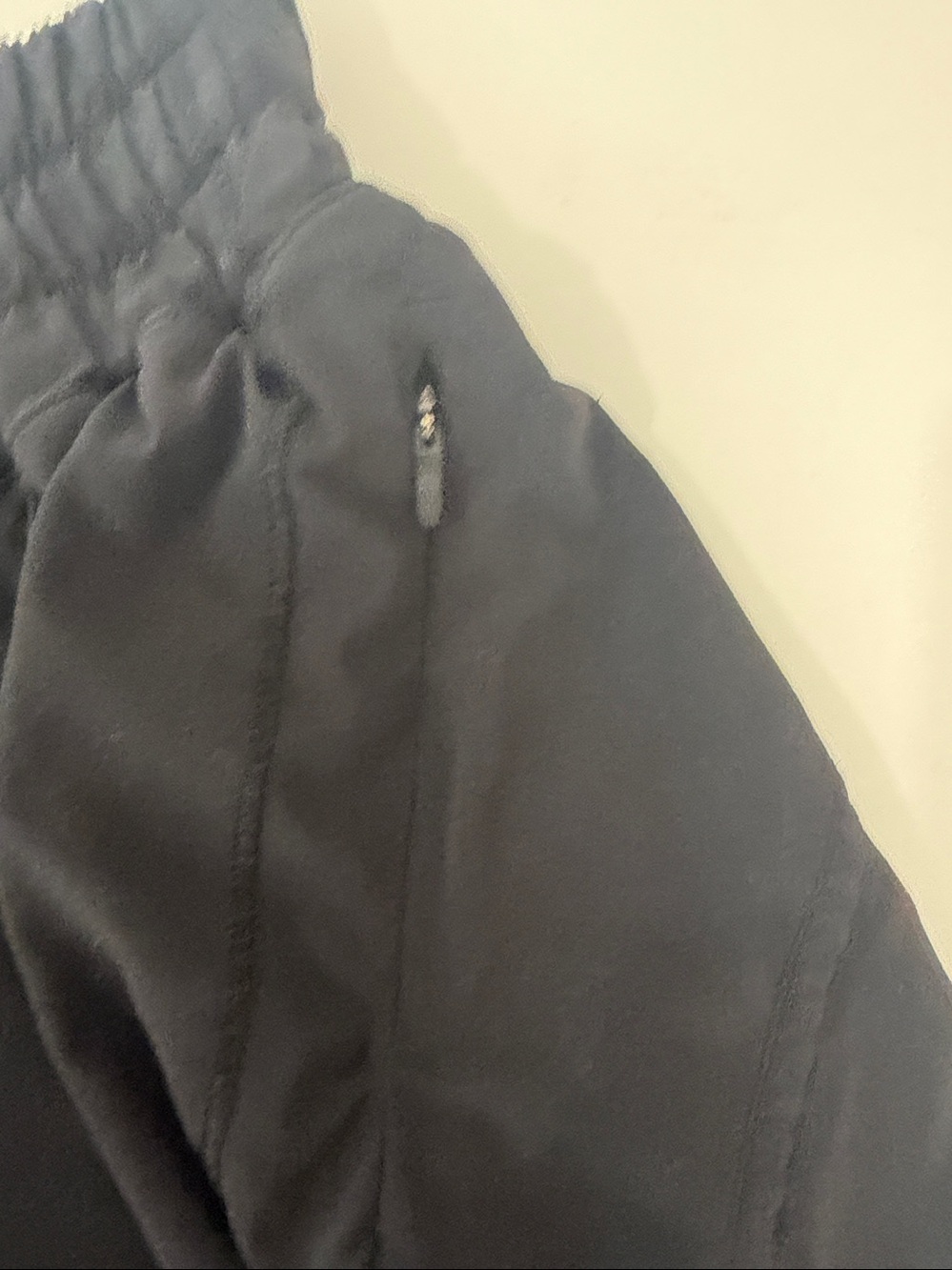 Lululemon Black Athletic Shorts with Elastic Waist 5 inch inseam - Picture 6 of 7